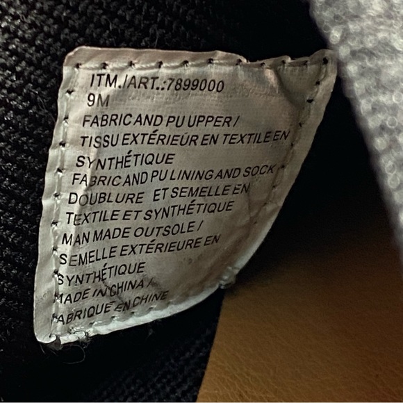 Steve Madden Knit Lace Up Black Casual Shoe; Men’s Size 9 M — Like New! - Picture 2 of 13